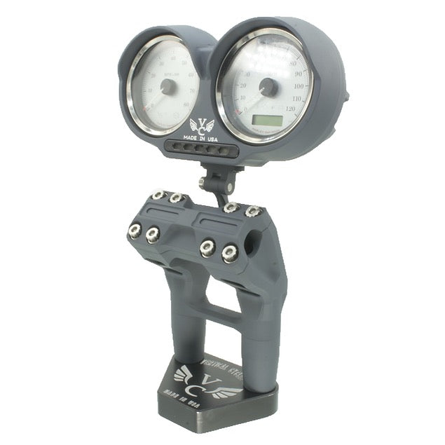 Vision Series Dual Gauge Mount - Dyna / Softail / Touring