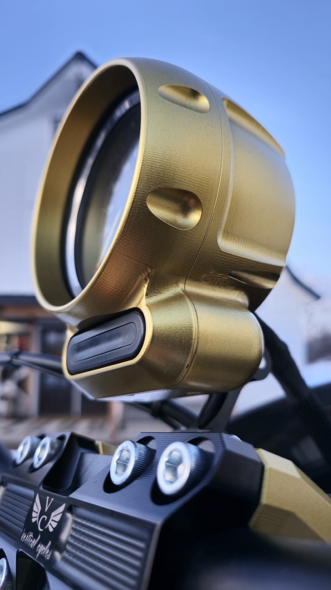 Vision Series 3 3/8" Modular Gauge Pod ( Dyna and Sportster)