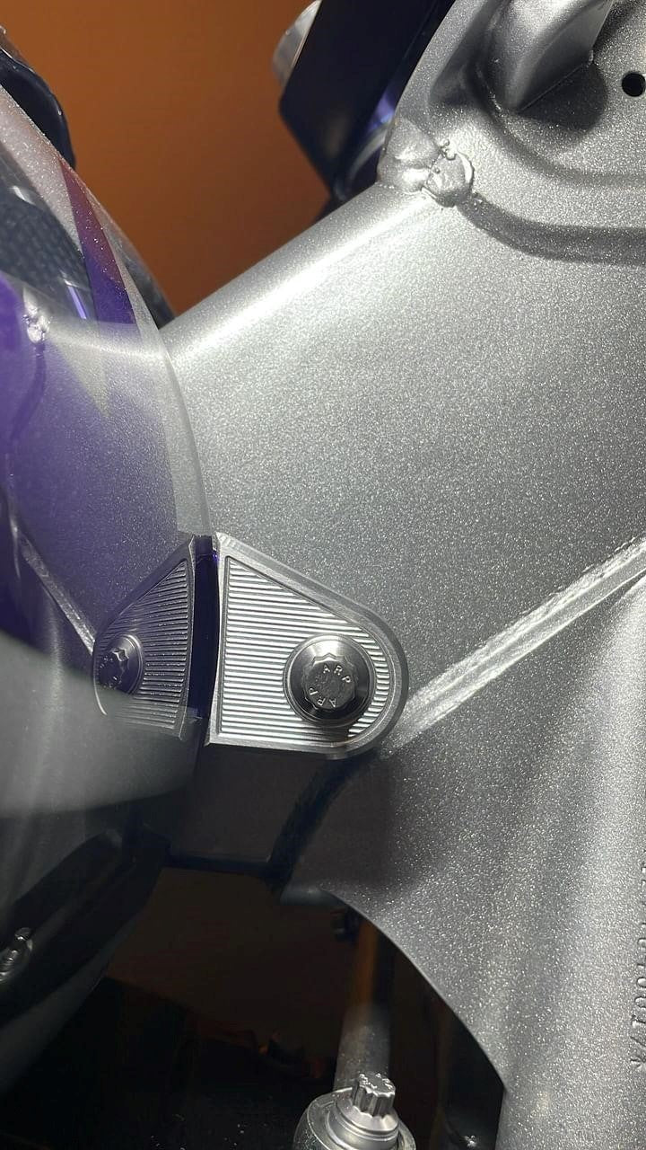 VTR Billet Tank Mount Covers - Touring