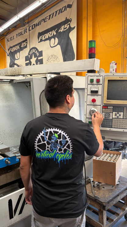 Vertical Cycles – Bone Grinder Tee