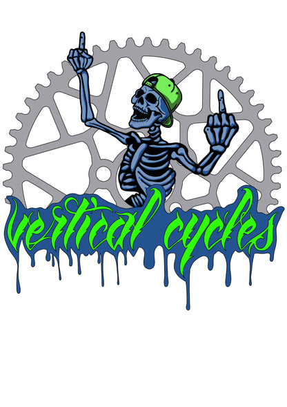 Vertical Cycles – Bone Grinder Tee