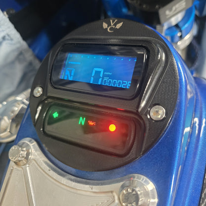 Koso HUD gauge, dyna dash relocation